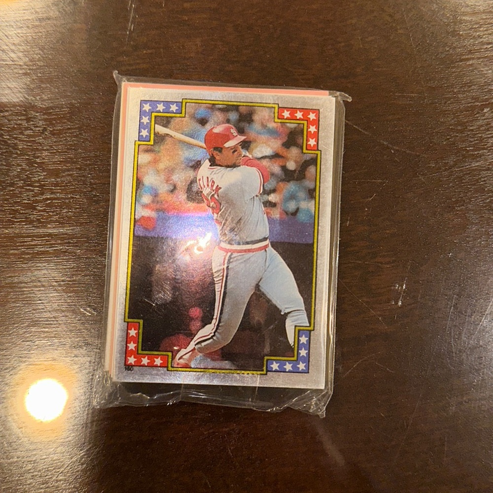 Pack of baseball cards